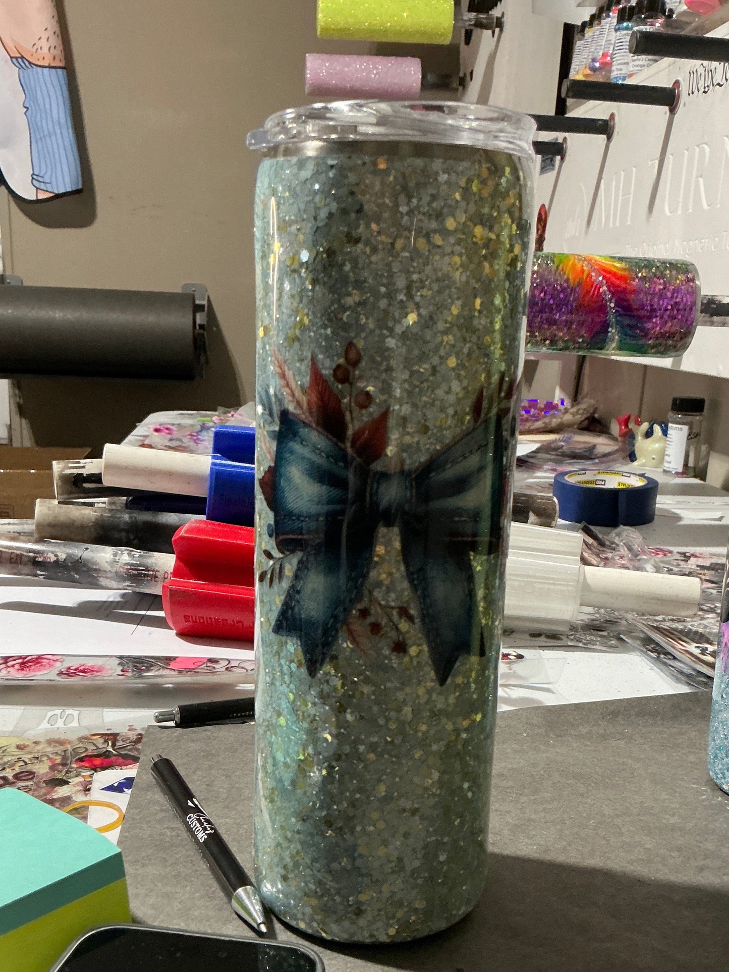 #38 30oz skinny beachlover