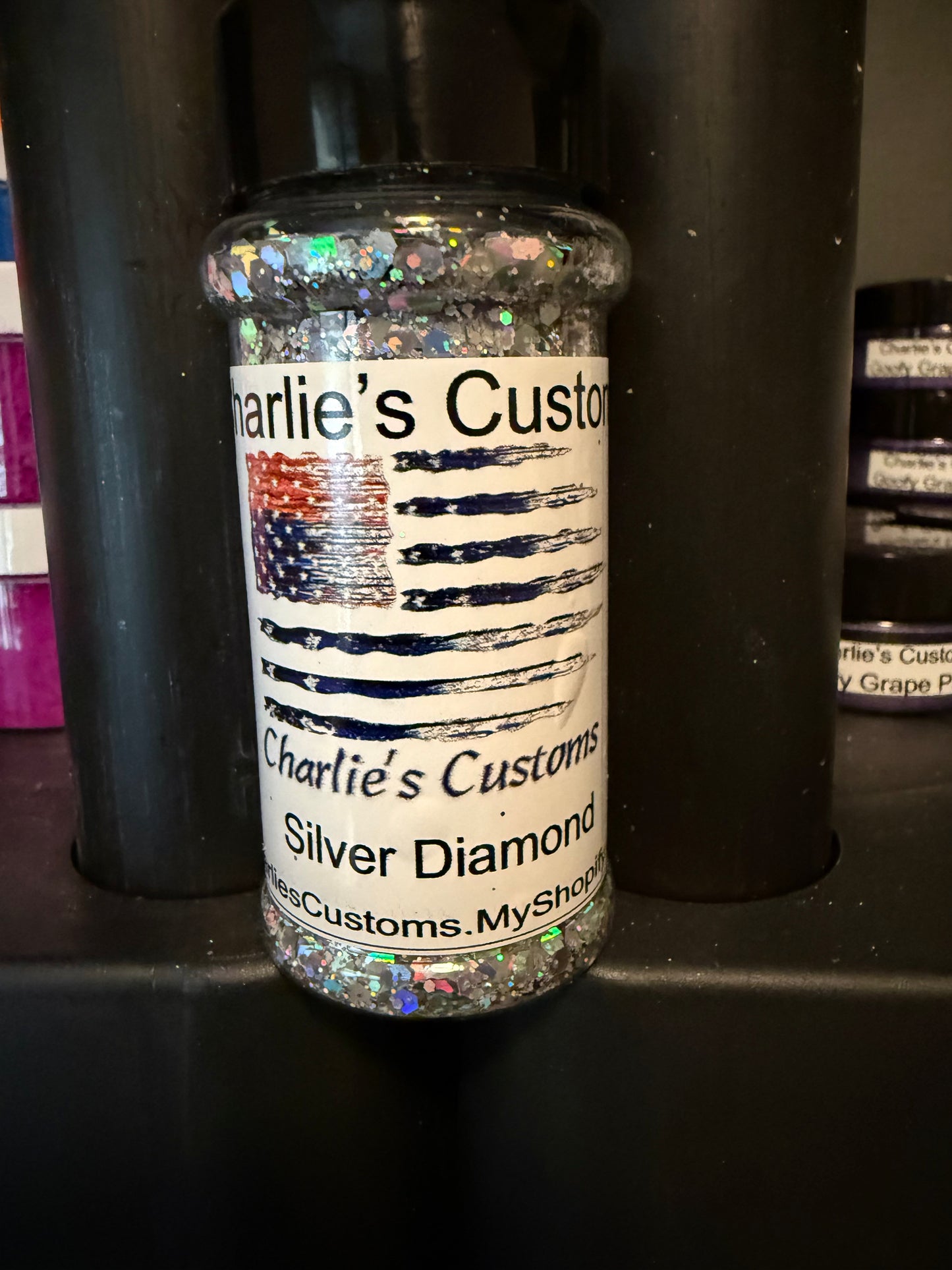 Silver Diamond Chunky