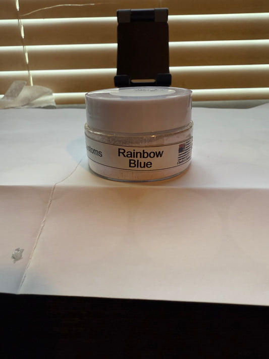 Rainbow Blue Ghost Mica