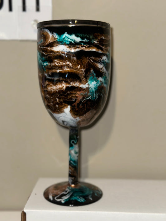 #34 wine glass SASSY KRISTI