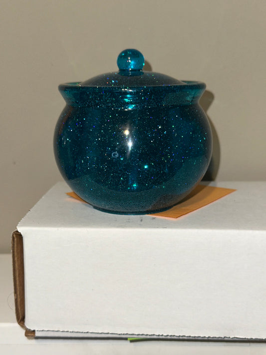 #40 epoxy bowl with lid BECKEY BURDETTE