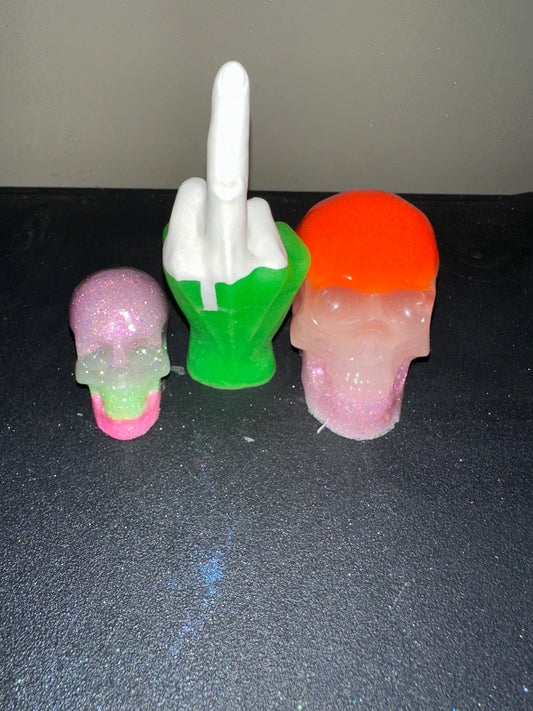 #88 skull finger set JESSICA NANCE