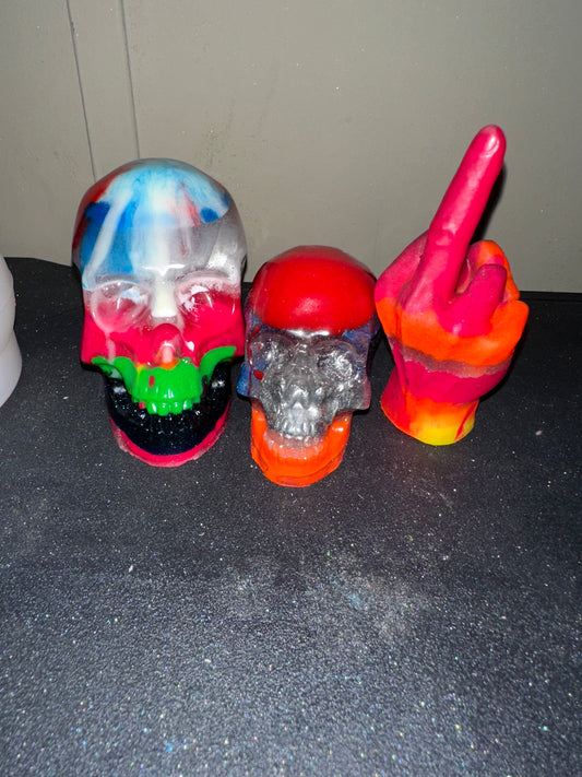 #89 skull finger set EVERETTE