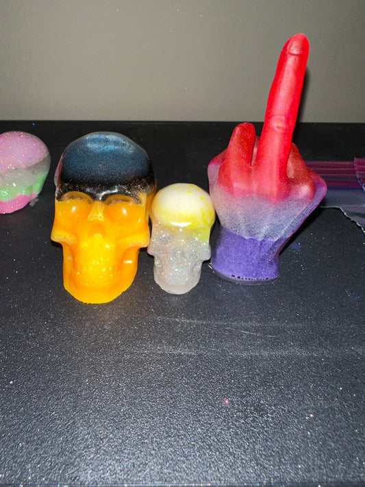 #87 skull finger set KIM C
