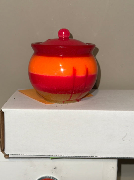 #35 epoxy bowl w/Lid GINNY T