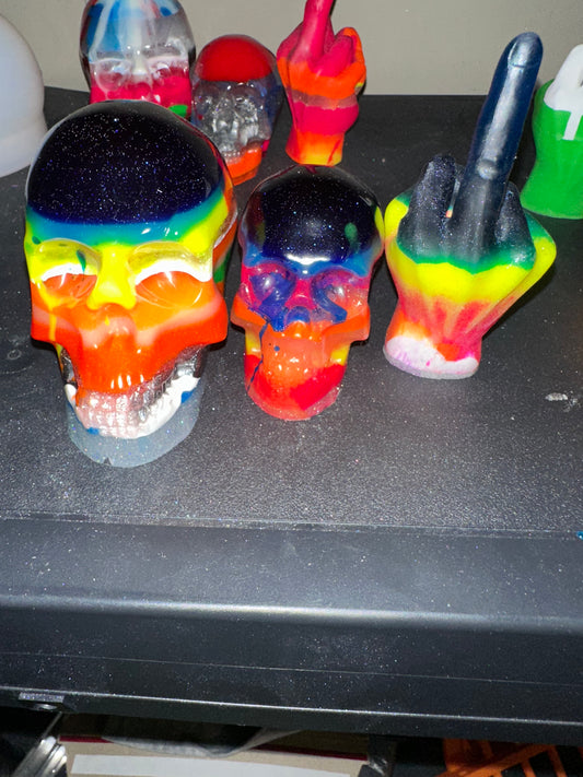 #86 skull finger set KIM C