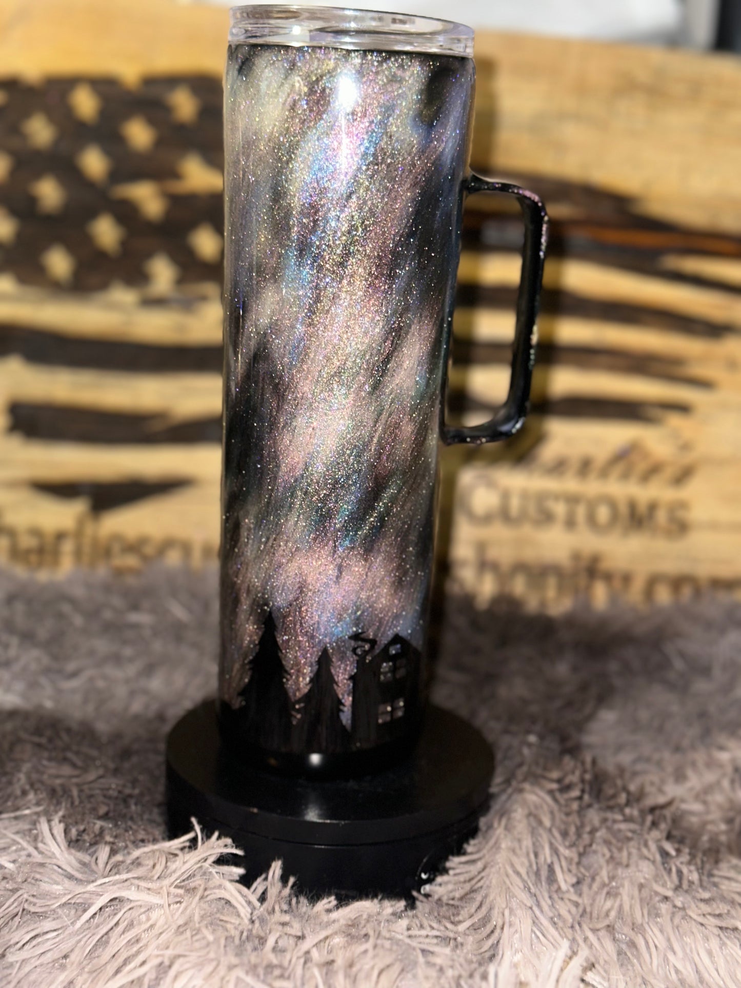 #81 30oz with handle APRIL GA PEACH